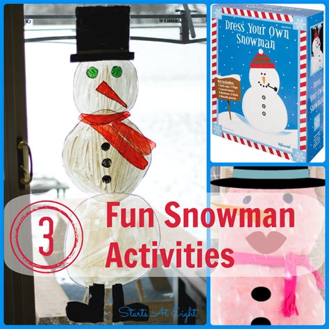 3 Fun Snowman Activities Startsateight