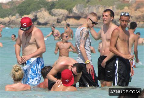 Sacha Parkinson Bikini Candids On The Beach In Ayia Napa Aznude