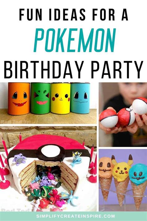 31 Coolest Pokemon Birthday Party Ideas To Help You Catch Em All