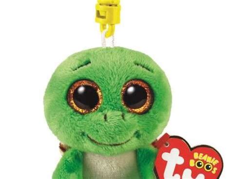 Ty 35250 Turbo Turtle Keychain Beanie Boo 8 5 Cm Germany New The