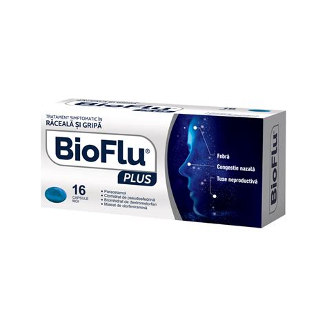 Bioflu Plus 16 Capsule Moi Biofarm Farmacia Tei Online