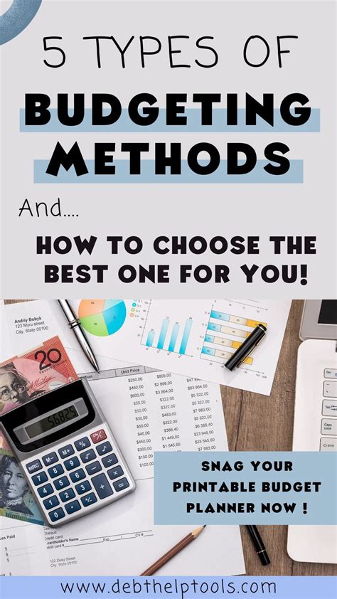 5 Types Of Budgeting Method And How To Choose The Best One For You In