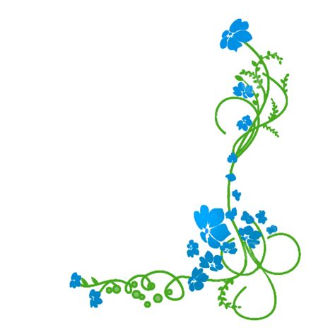 Gambar Pola Bunga Biru Shading Pola Bunga Biru Png Transparan