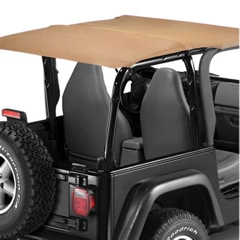 Jeep Wrangler TJ Header Bikini Top Safari Style Spice Denim Bestop 96 02