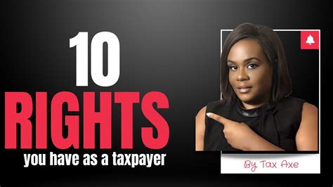 Taxpayer Bill Of Rights 10 Things To Know YouTube