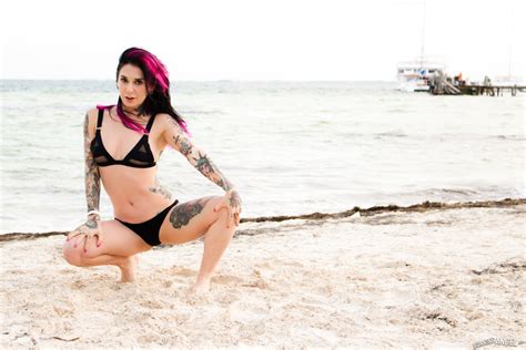 Joanna Angel Poses In A Sexy Bikini On The Beach Photos
