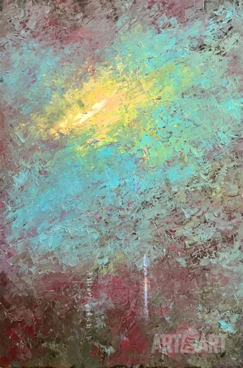 Туманное утро - Живопись, Сергей Самарин