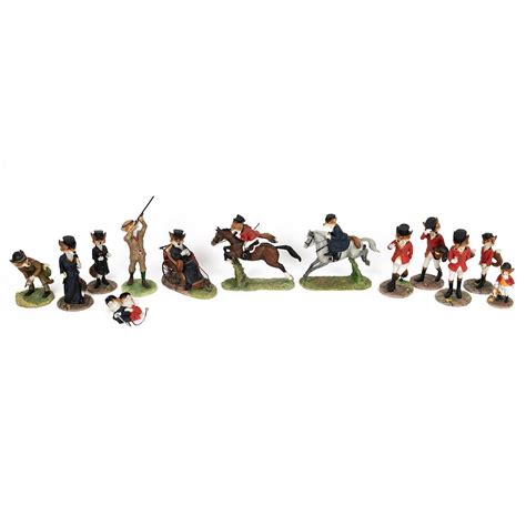 Border Fine Arts A Collection Of Reynard Estates Figurines To Include