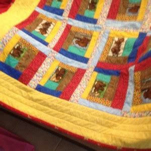 Cozy Log Cabin Bears Quiltsby Me