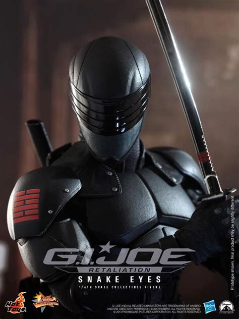 Hot Toys G I JOE RETALIATION Snake Eyes Figure Sideshow Collectibles Announces PACIFIC RIM