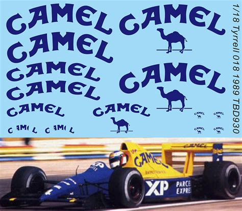 118 Sponsor Decals For Tyrrell 018 1989 Decal Tbd930 Tbdecalsmodels