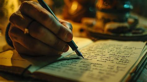person  writing   journal   fountain   journal