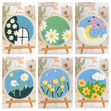 Punch Needles Start Kit/ Beginner Punch Needle Kit With Adjustable ...