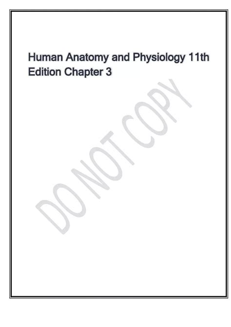 Exam (elaborations) Human Anatomy and Physiology 11th Edition - Human