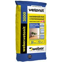 Наливной пол ВЕБЕР ВЕТОНИТ 3000 | WEBER VETONIT-3000 наливной пол (20 кг)