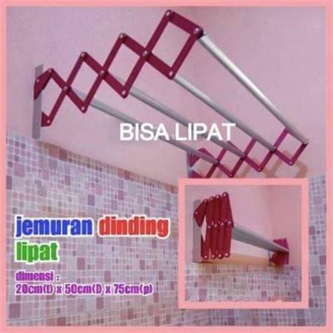Jual Jemur Dinding Lipat Jemuran Lipat Tembok Jemuran Handuk Dan