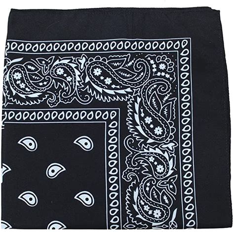 Mechaly Paisley Polyester Unisex Bandanas Pack Dozen