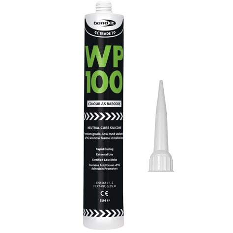 Bond It WP100 Box of 25 380ml Coloured Silicone Sealant Oxime Neutral ...