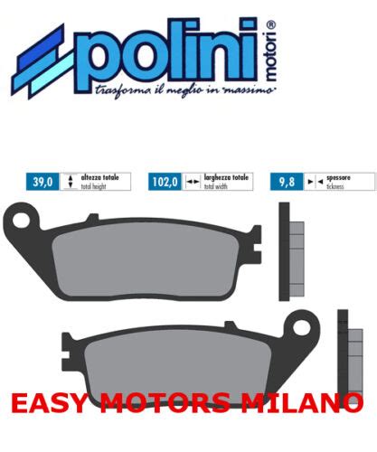 Paire Plaquette De Frein Origina Avant Polini Kymco Downtown I