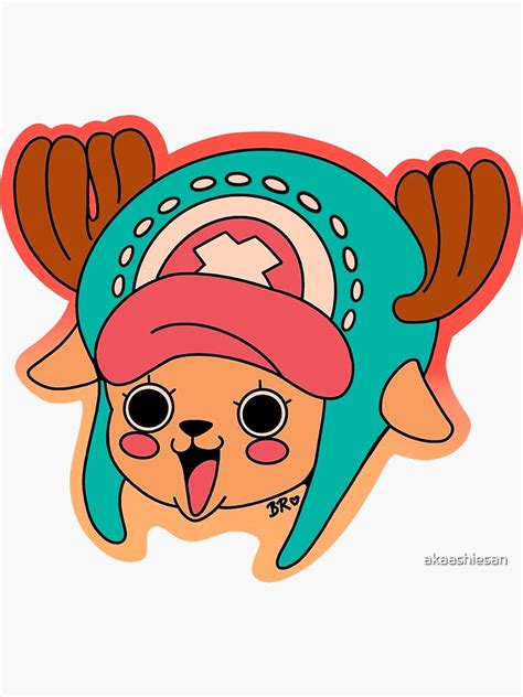 Chopper From One Piece Sticker Sticker For Sale By Akaashiesan