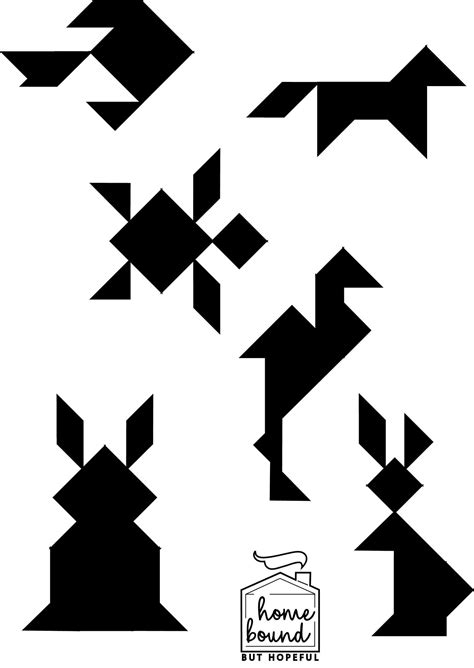 Printable Tangrams For Kindergarten