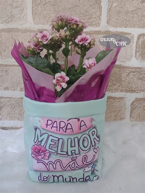 Cachepô Dia das Mães Elo7 Produtos Especiais