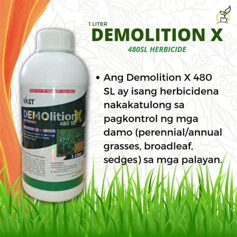 DEMOLITION X 480 SL HERBICIDE 1L Shopee Philippines