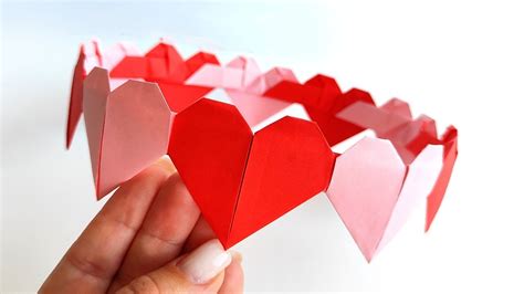 👑 How To Make Paper Crown Heart 👑 Easy Paper Diy 👑 Paper Craft Tutorial Youtube