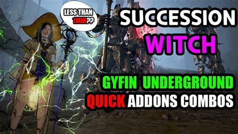 UPDATED Succession Witch Gyfin Underground BOOMER COMBO Quick Guide 전승