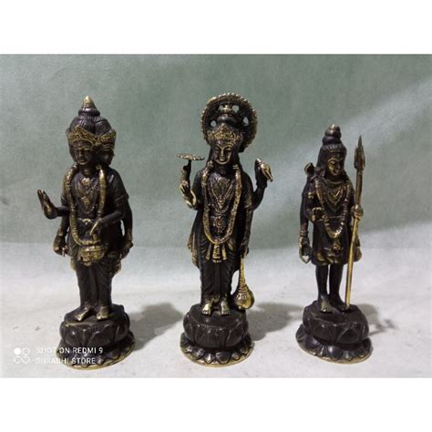 Jual Patung Dewa Trimurti Tri Murti Perunggu Shopee Indonesia