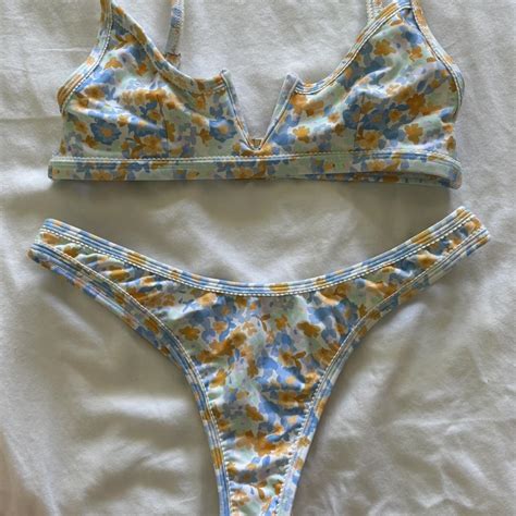 Bydee Bikini Worn Once Size Small Top And Medium Depop