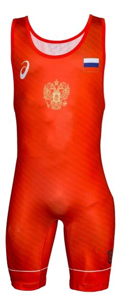 ASICS RUSSIA Wrestling Singlet, Трико борцовское арт.157575/2081A022-0023