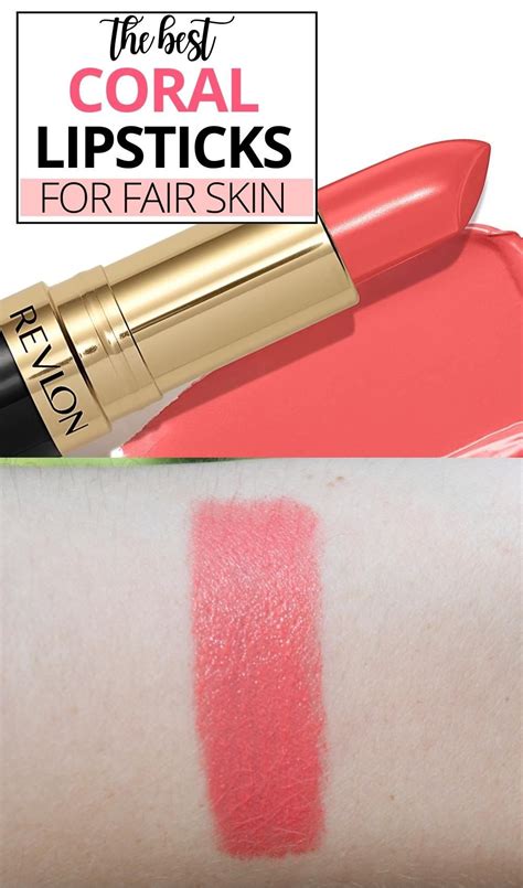 Coral Lipsticks For Fair Skin And Olive Skin The Best Drugstore Coral