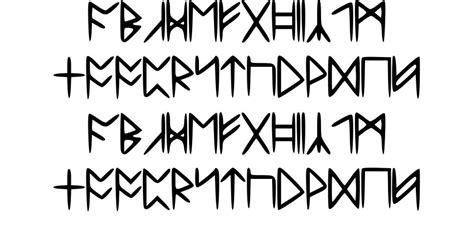 Standard Celtic Rune Font By Halehill Fontriver