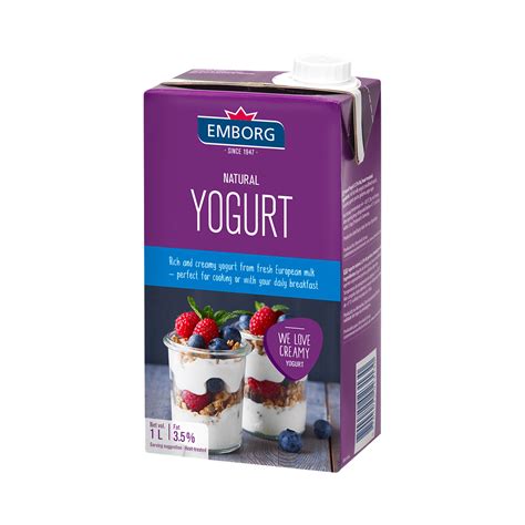 5704025023130 Emborg Yogurt Natural 1lt