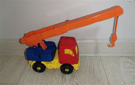 Рыжий КОТ Машинка кран "Ярослав" - «Яркая игрушка кран. » | отзывы