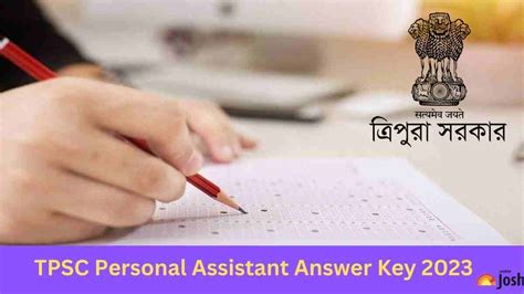 Tpsc Personal Assistant Answer Key 2023 Out Download Pdf Check Responses How To Raise