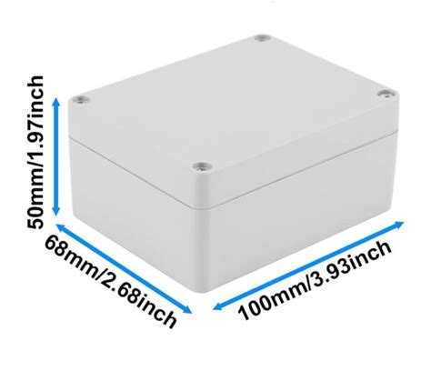 100 X 68 X 50mm Waterproof Plastic Enclosure Project Box 01