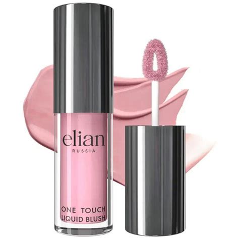 Румяна для лица жидкие ELIAN ONE TOUCH Liquid Blush тон 01 Tender 4мл ...