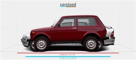 Dimensions Lada 4x4 1995 2006 Vs Opel Vectra 1995 2002