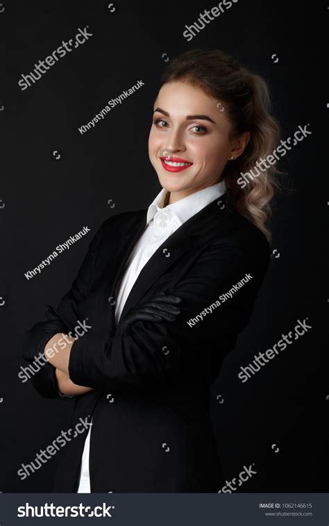 Sexy Smart Blonde Long Curly Hair Stock Photo Shutterstock