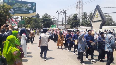 Jalan Tambang Jadi Lintasan Pawai Taaruf Mtq Tingkat Kabupaten Ke