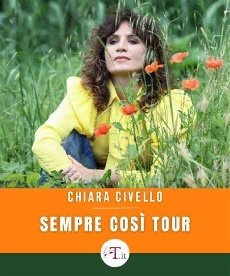 SEMPRE COSÌ TOUR Chiara Civello Date e Biglietti Teatro it