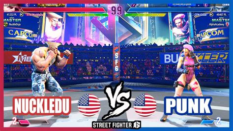 Sf Nuckledu Guile Vs Punk Cammy Street Fighter Youtube