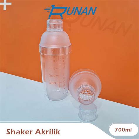 Jual Botol Shaker Plastik 700ml Akrilik Shaker Plastic 700 Ml Bartender