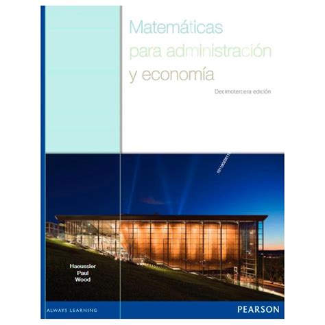 Matematicas Para Administracion Y Economia Ebook Al 3x2