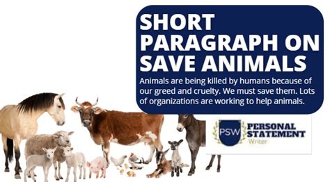 Short Paragraph On Save Animals By Experts November 2023