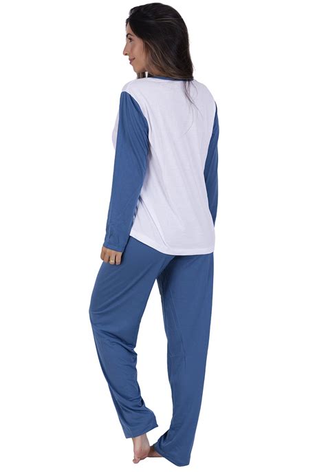 Kit Pijamas Longo Soninho Concept Lingerie Sortidas