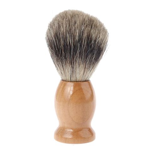 Бритвенная щетка для бритвы, деревянная ручка для волос барсука ...