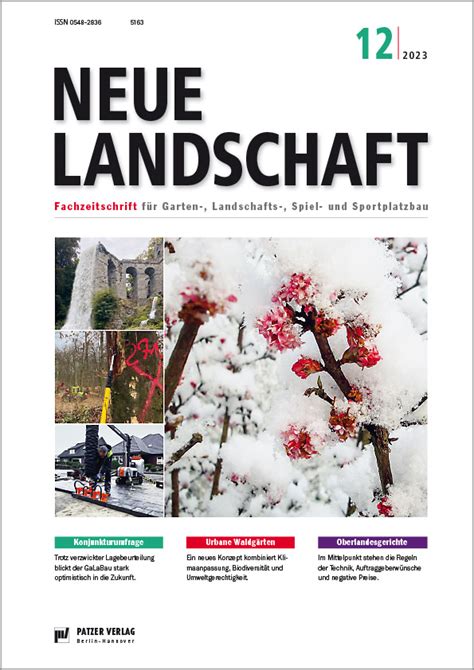 Neue Landschaft Patzer Verlag Shop